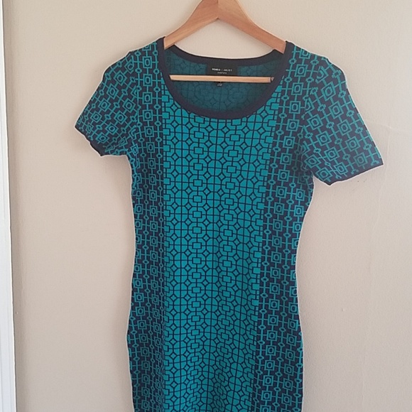 Knit Sweater Tunic Dress Size Small Short Sleeve - Picture 2 of 7